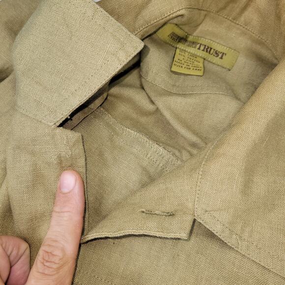 Vintage Hawaiian Shirt Mens Sz Large Lot of 6 Rayon Linen Silk NWT Y2k Summer - Picture 12 of 14